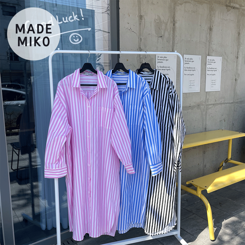 (Made 5%) Miko Made 오버 셔츠 OPS