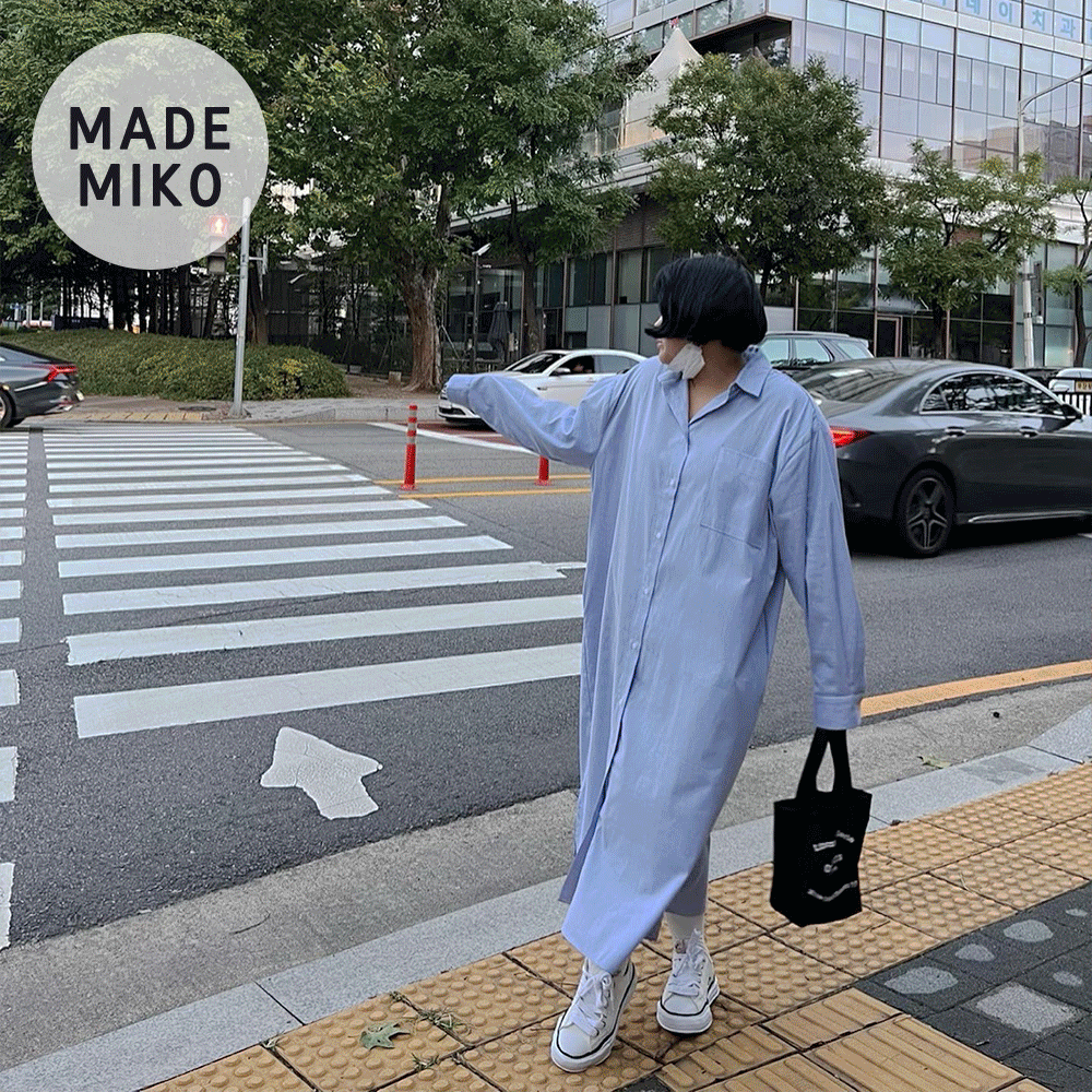 (MADE 5%) Miko Made 여리 오버 셔츠 OPS
