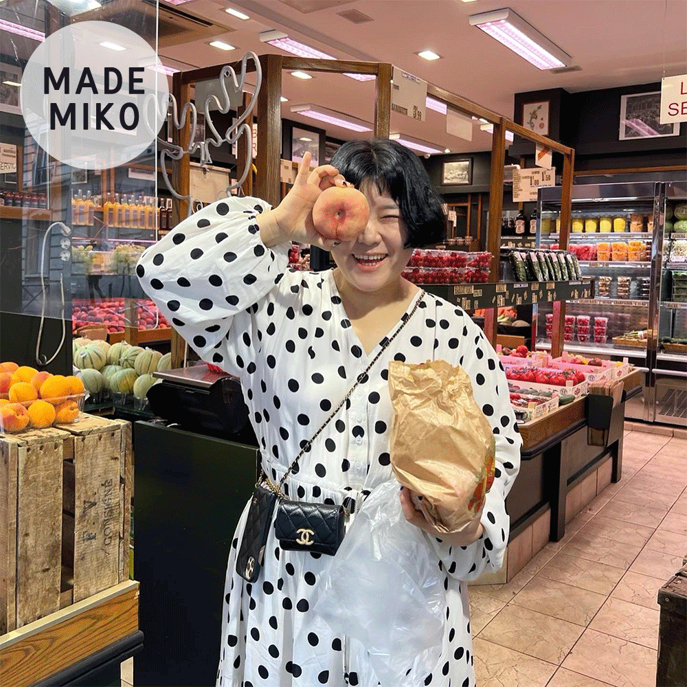 (MADE 5%) 당일배송 Miko Made 도트 OPS